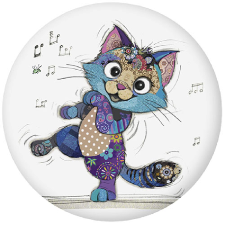 Magnet Rond Kook Chaton Danse
