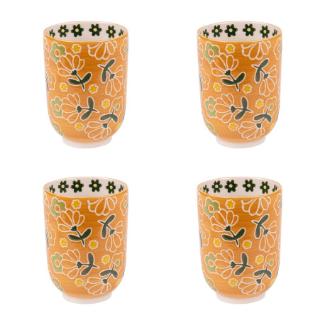 Coffret 4 Grands Gobelets Peony