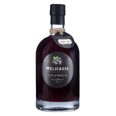 Melicasse - Liqueur de Cassis au Calvados - 50cL