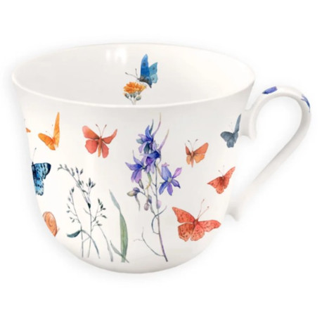 Tasse en Porcelaine "Papillons"