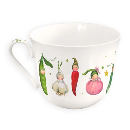 Tasse en Porcelaine "Bébés Légumes"