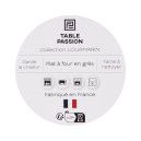 Plat Crème Lourmarin 40x24cm