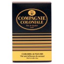 Thé noir aromatisé, caramel et fleurs - Boite de 25 berlingots (50g)