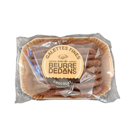 Barquette bois Galettes Chocolat 185g