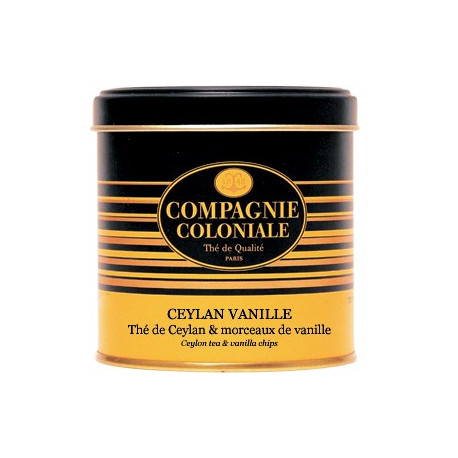 Thé Noir Ceylan Vanille - Boite luxe de 150g
