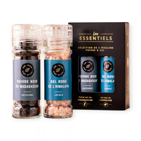 Coffret "Les Essentiels" 2 Moulins Sel/Poivre