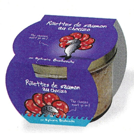 Rillettes de Saumon au Chorizo HIHIHI - 90g