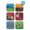 Lot de 6 Sous-verres n°4 (Ca vaut le coup)