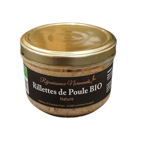 Rillettes de Poule Bio Nature - 180g