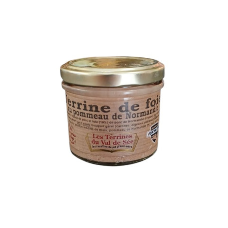 Terrine de foie au pommeau de Normandie - Bocal de 90g