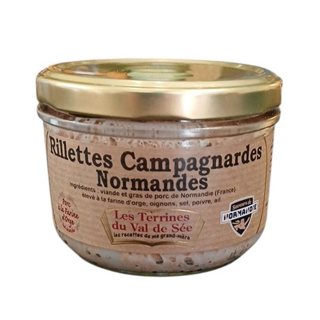 Rillettes Campagnardes Normandes - bocal de 190g