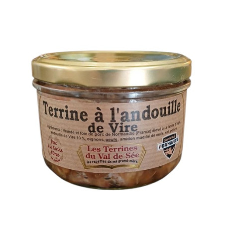 Terrine à l'andouille de Vire - bocal de 190g