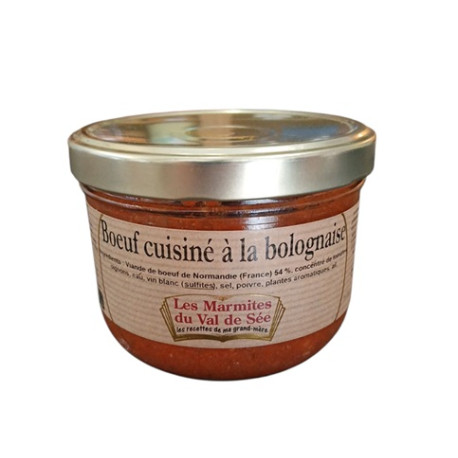 Bœuf à la Bolognaise pour pâtes et gratins - pot de 380g