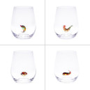 Verre fantaisie animaux