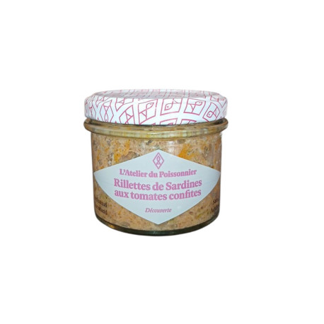 Rillettes de sardines aux tomates confites, pot de 90g