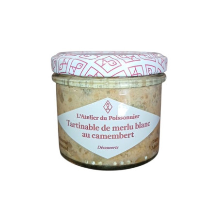 Tartinade de Merlu Blanc au Camembert, pot de 90g