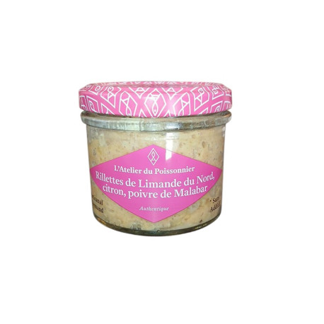 Rillettes de Limande, Citron, Poivre de Malabar 90g