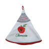 Essuie Mains Rond Normandie Coquelicot