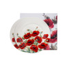 Coffret 2 Assiettes à Dessert Coquelicots Jardin de Thé