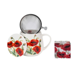 Tisanière 430mL Coquelicots...