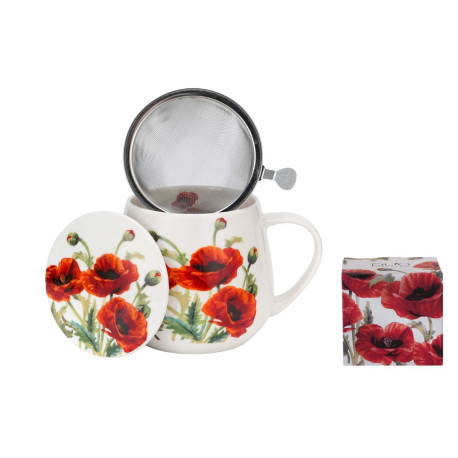 Tisanière 430mL Coquelicots Jardin de Thé