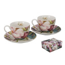 Coffret 2 Tasses 270mL Magnolias Jardin de Thé