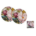 Coffret 2 Assiettes à Dessert Magnolias Jardin de Thé