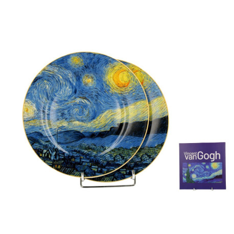 Coffret 2 Assiettes à Dessert Nuit Etoilée - Van Gogh