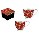 Coffret 2 Déjeuners 500mL Amandiers Rouge- Van Gogh