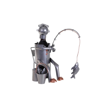 Porte-Bouteille Pêcheur Assis