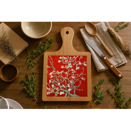 Dessous de plat Amandiers Rouge Van Gogh