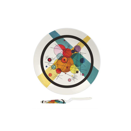 Plat à Tarte + Pelle "Encercles" - Kandinsky