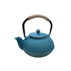 Théière en Fonte Bleue...