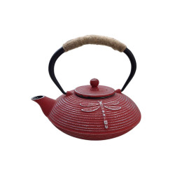 Théière en Fonte Rouge...