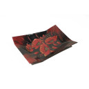 Plat Rectangle Coquelicots Festif Acapulco