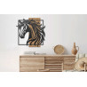 Décoration Murale Cheval Bois/Métal