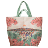 Sac Cabas XL Fleurs de Fuji