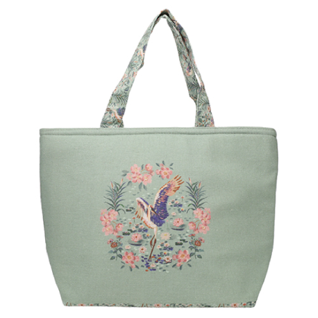 Lunch Bag Isotherme coton Fleurs de Fuji