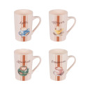 Coffret 4 Mugs 35cL Barista