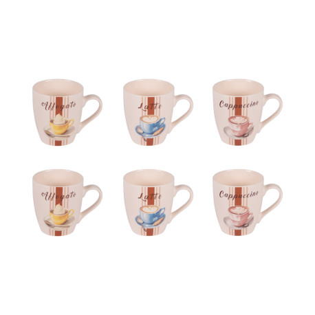 Coffret 6 Tasses 23cL Barista