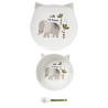 Service Enfant 3 Pièces Porcelaine Elephant