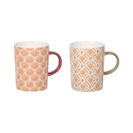 Coffret de 2 mugs Rangoli 25cl