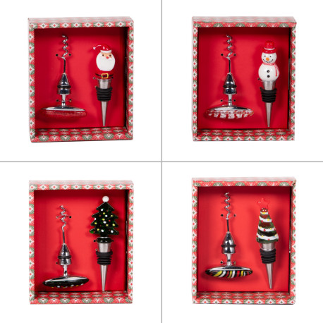 Coffret Tire bouchon + Bouchon Jingle assorti