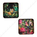 Plateau Carré 35cm Jungle