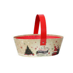 Panier Ovale "Joyeuses...