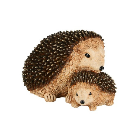 Hérisson Maman/Bébé 12x11x8cm