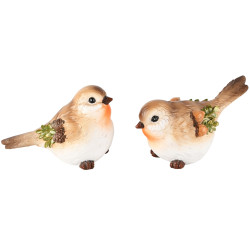 Oiseau "Greg" Résine 6x11x8cm