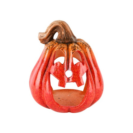 Photophore Citrouille Céramique 14x12x16cm