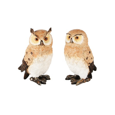 Hibou "Hans" 10x8x15cm