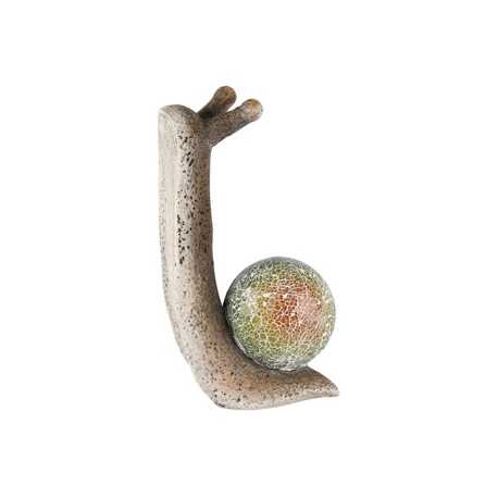 Escargot Gris/Vert Magnésium 19x12x31cm